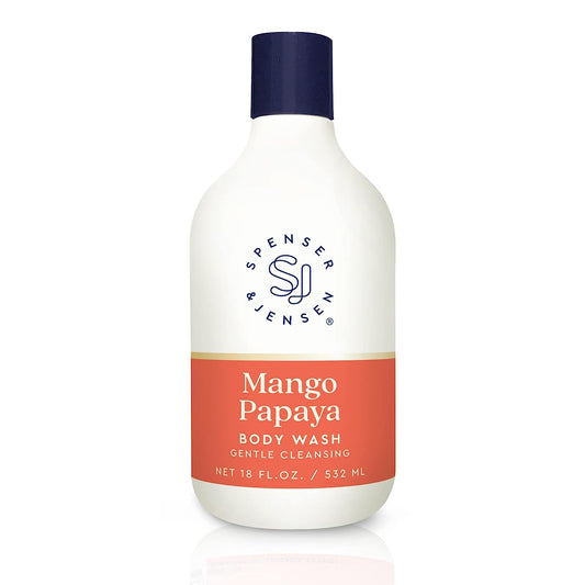 Spenser & Jensen Daily Moisturizing Body Wash Mango & Papaya 18 Oz