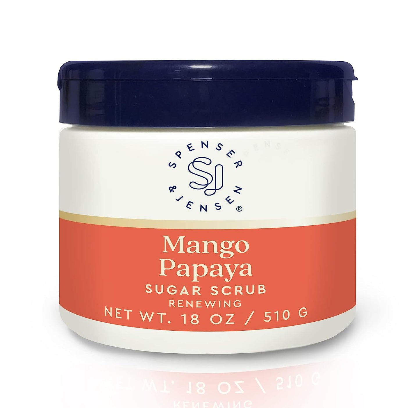 Spenser & Jensen Mango Papaya Exfoliating Sugar Scrub 18 Oz