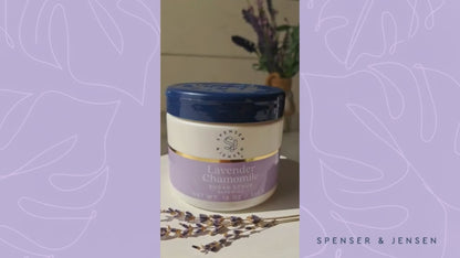 Spenser & Jensen Lavender & Chamomile Exfoliating Sugar Scrub 18 Oz