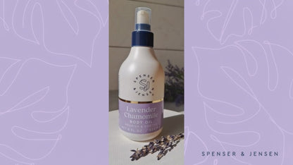 Spenser & Jensen Daily Moisturizing Oil with Lavender & Chamomile Essential Oil 8 oz