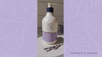 Spenser & Jensen Daily Moisturizing Body Lotion Lavender & Chamomile 18 OZ