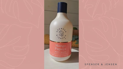 Spenser & Jensen Daily Moisturizing Body Wash Mango & Papaya 18 Oz